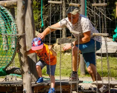 Mini ropes course for children