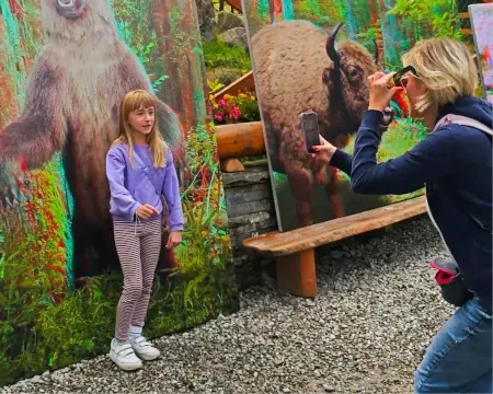 3D photo exhibition of animals and nature